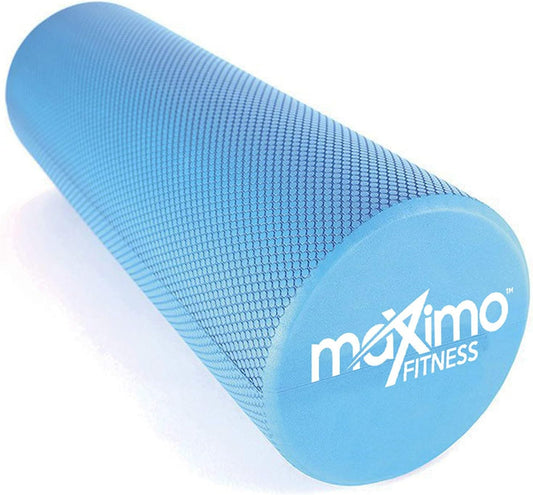 Maximo Fitness Fascia Roller for Spine and Back, Legs, Arms - Medium Hard Massage Roller for Yoga, Pilates, Regeneration After Sports